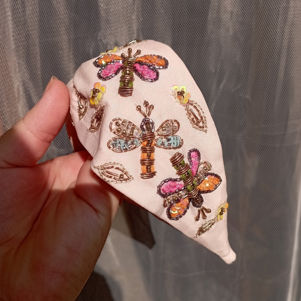 Luxury Embroidered Headband - Picture 11 of 16